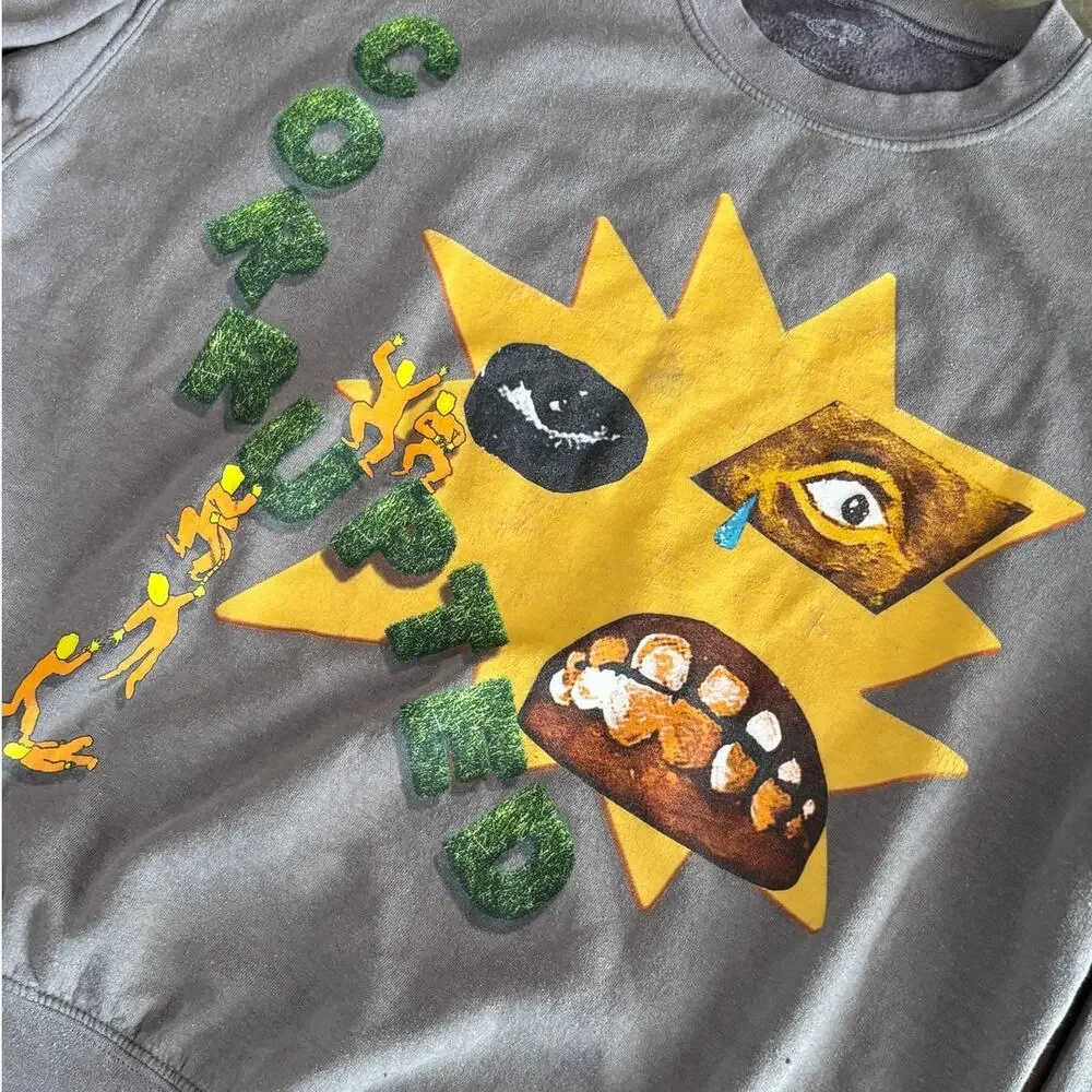 TRAVIS SCOTT x RAYSCORRUPTEDMIND Mens Sweater Sz XL
